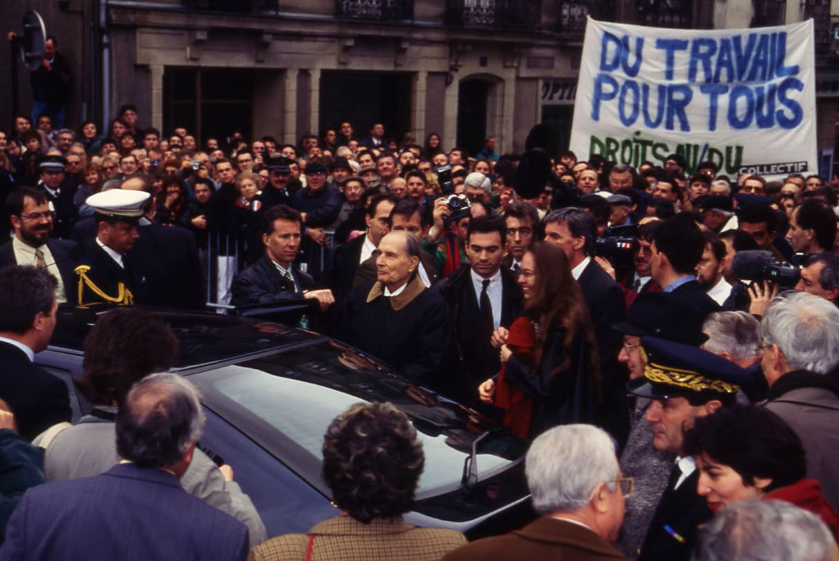 Départ de François Mitterrand (17Fi)
