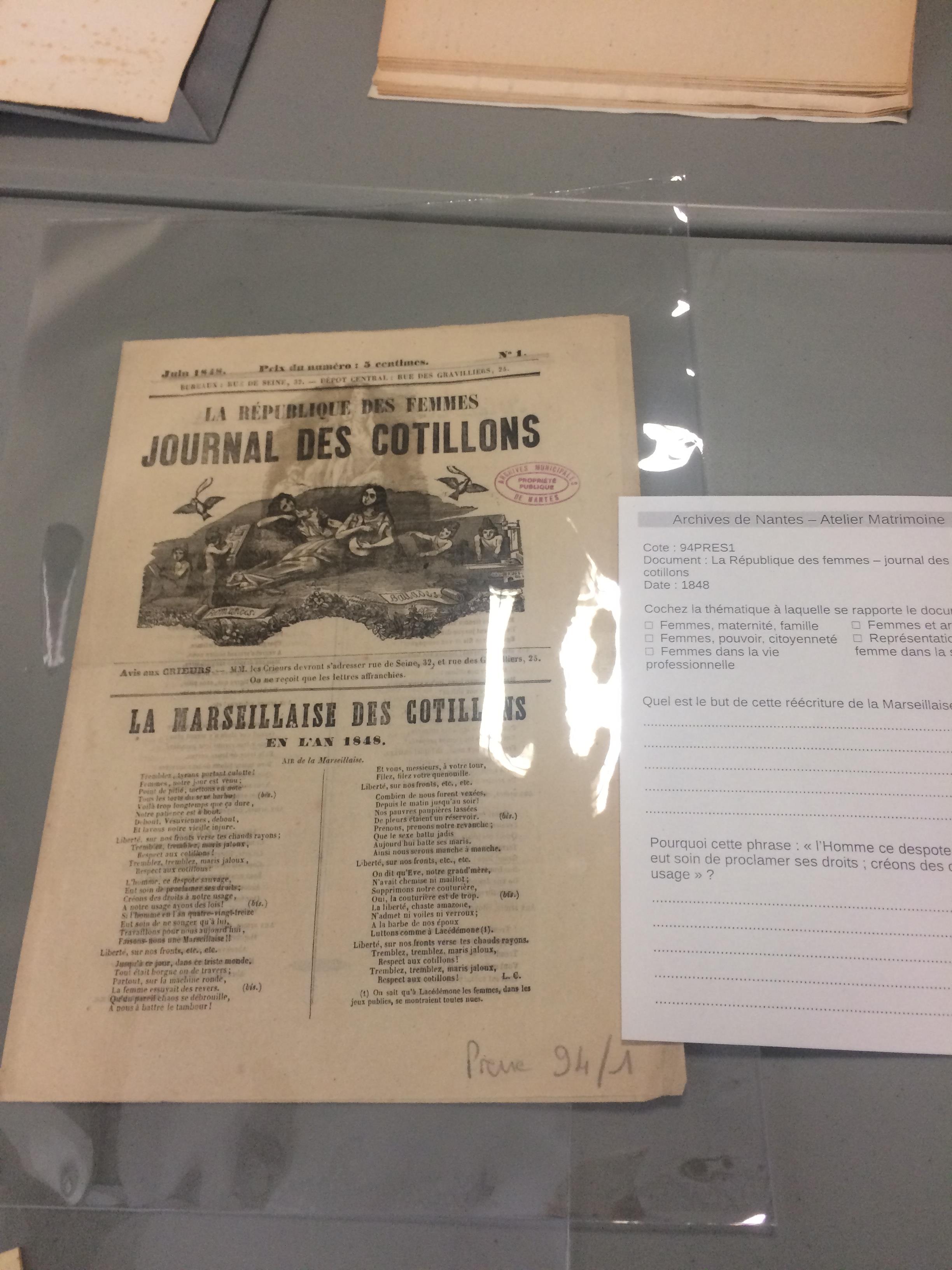 La république des Femmes, juin 1848