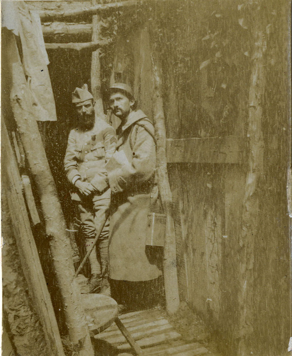 Maurice Digo dans les tranchées en septembre 1917 (12Z94)
