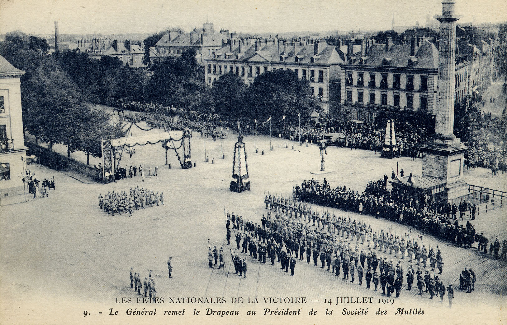 Les Fêtes Nationales de la Victoire, le 14 juillet 1919 (9Fi1130)