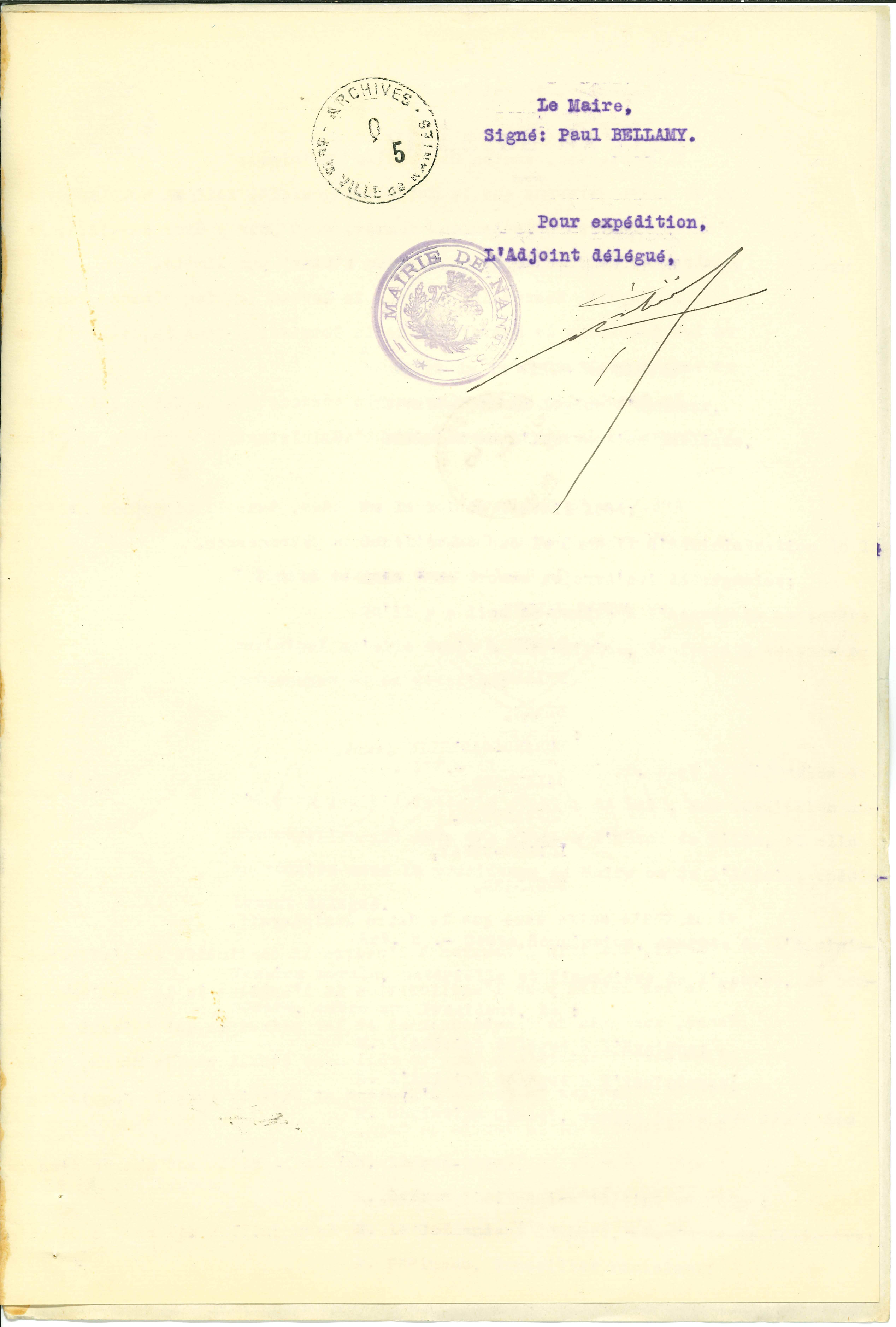 Arrêté du maire instituant une commission administrative pour la direction de la Goutte de Lait, le 2 juillet 1915 (Q5C12D20)