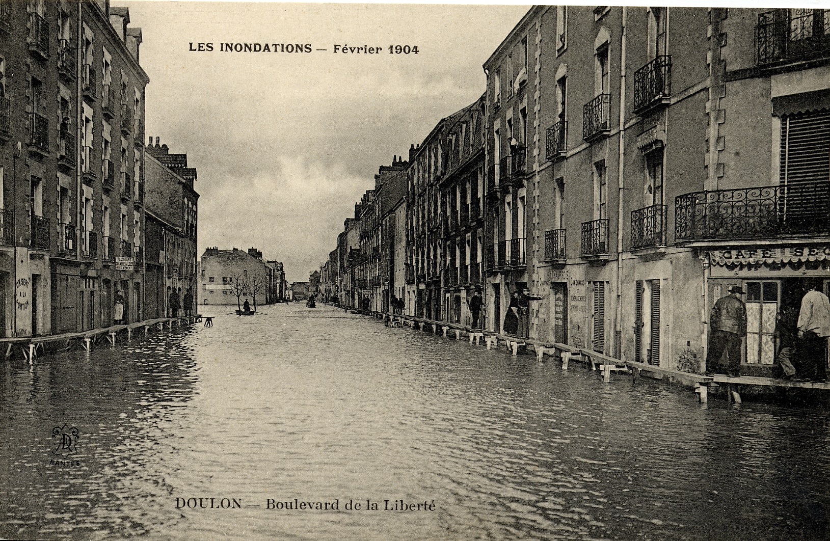 Février 1904, Nantes inondée