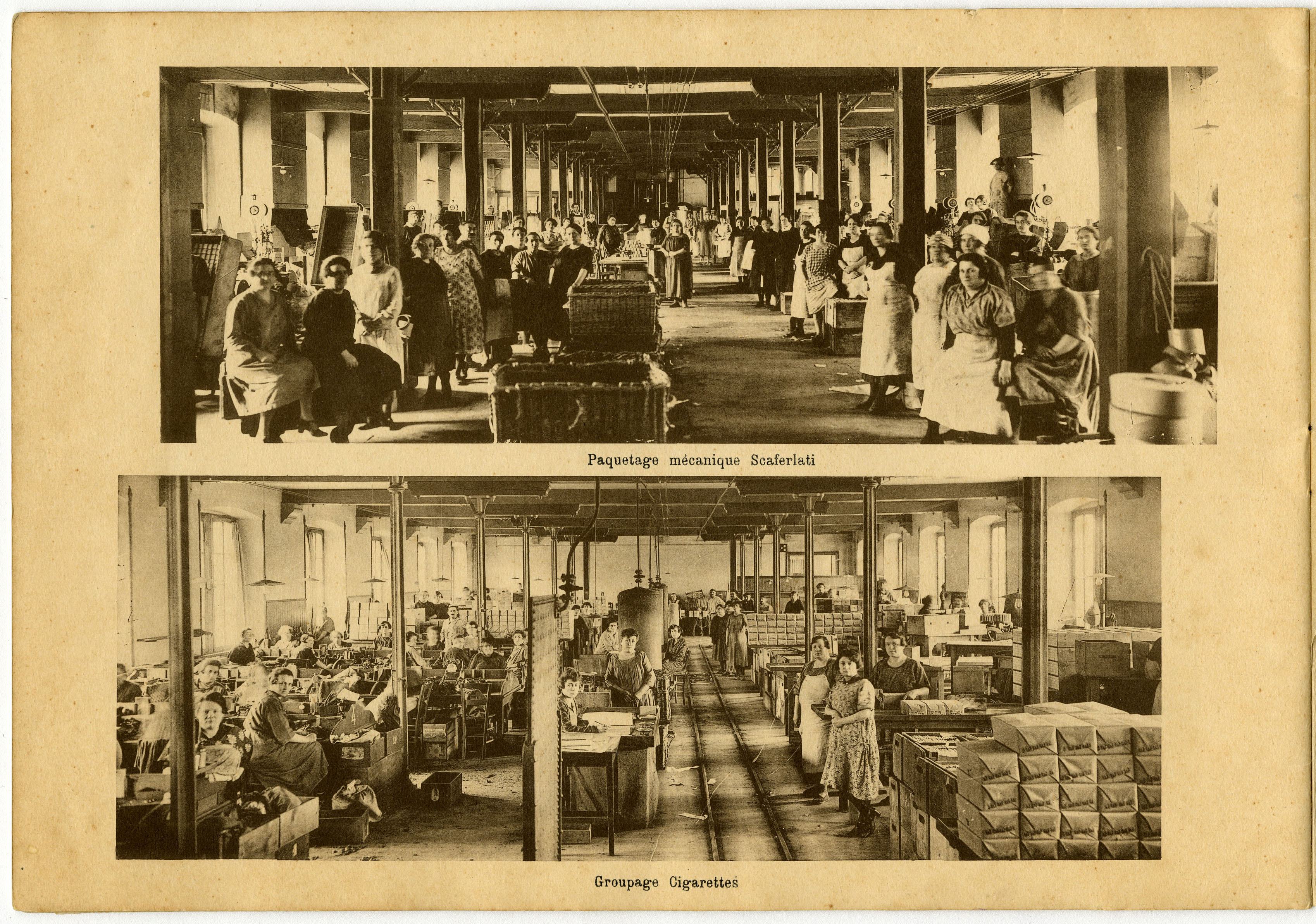 Page de la brochure présentant la manufacture nationale des tabacs de Nantes en 1927 (35Z1)