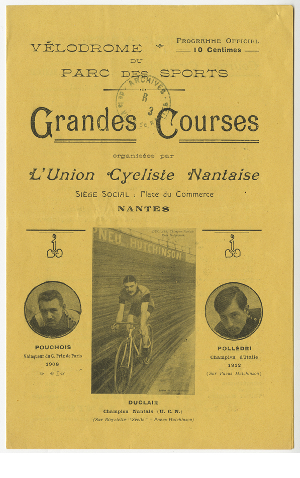 Programme d'une course cycliste 