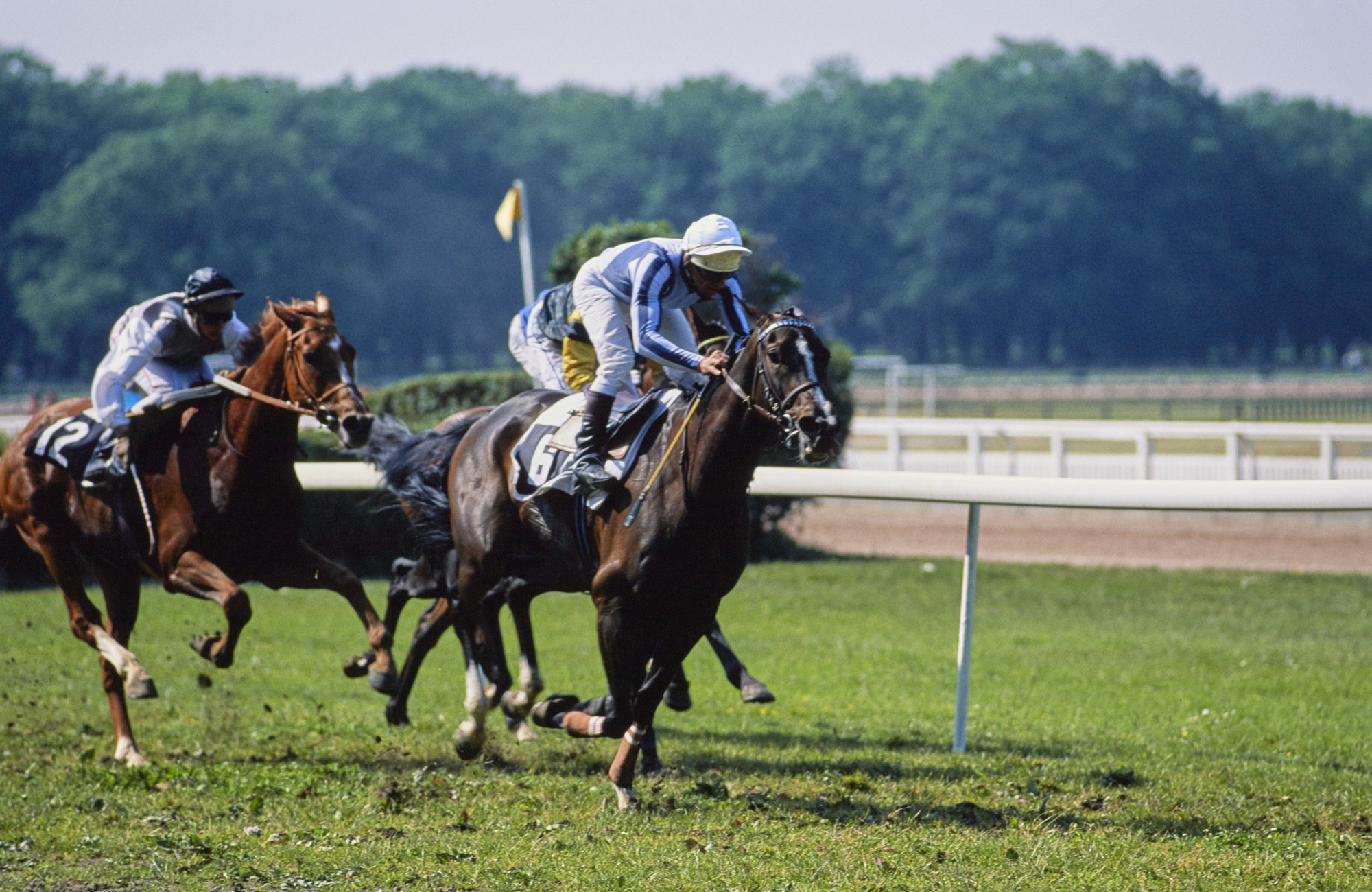 Derby de l’Ouest à l’hippodrome du Petit-Port le 2 juin 1991 (17Fi8719)