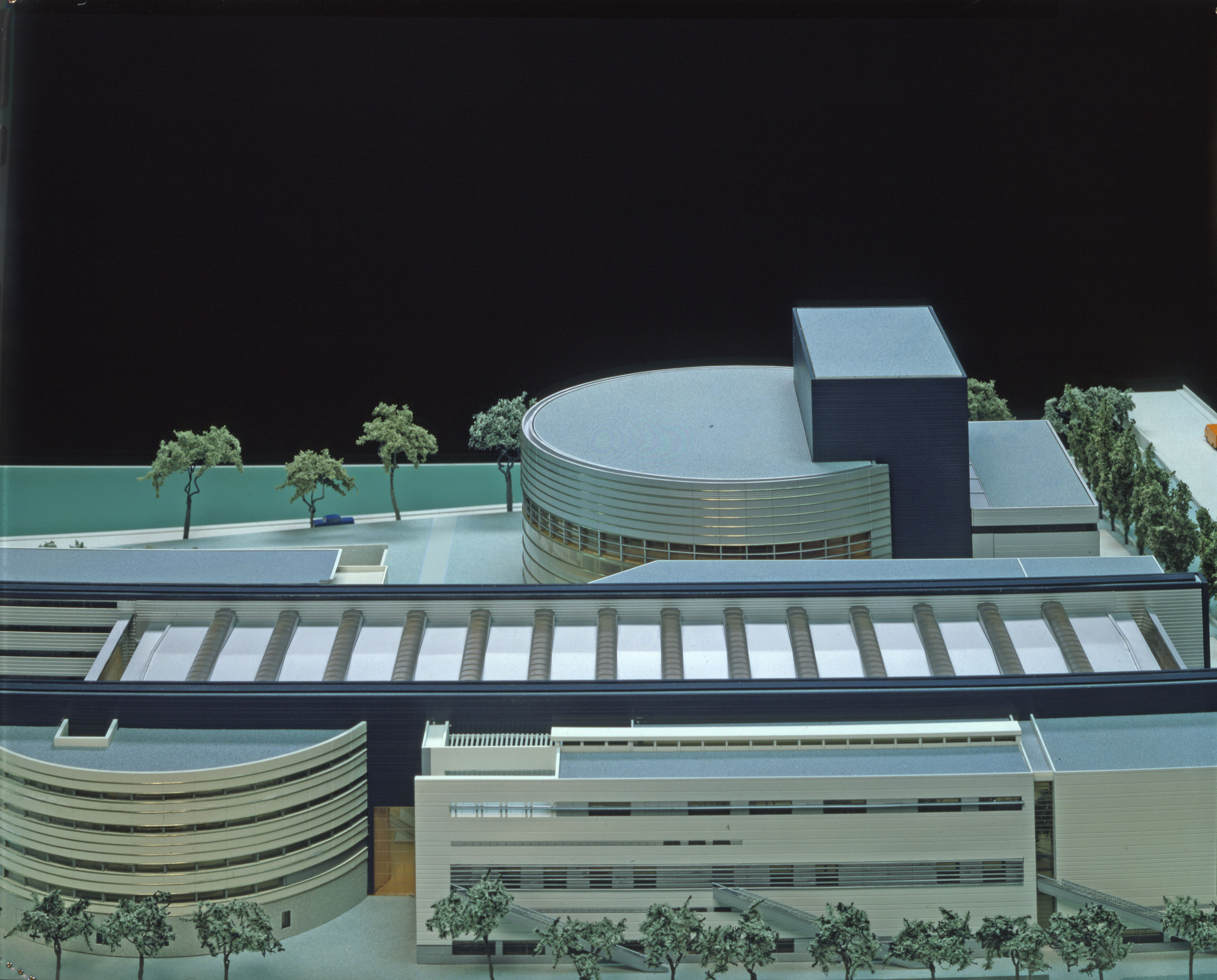 Maquette de la Cité des congrès inaugurée en 1992 (17Fi1390)