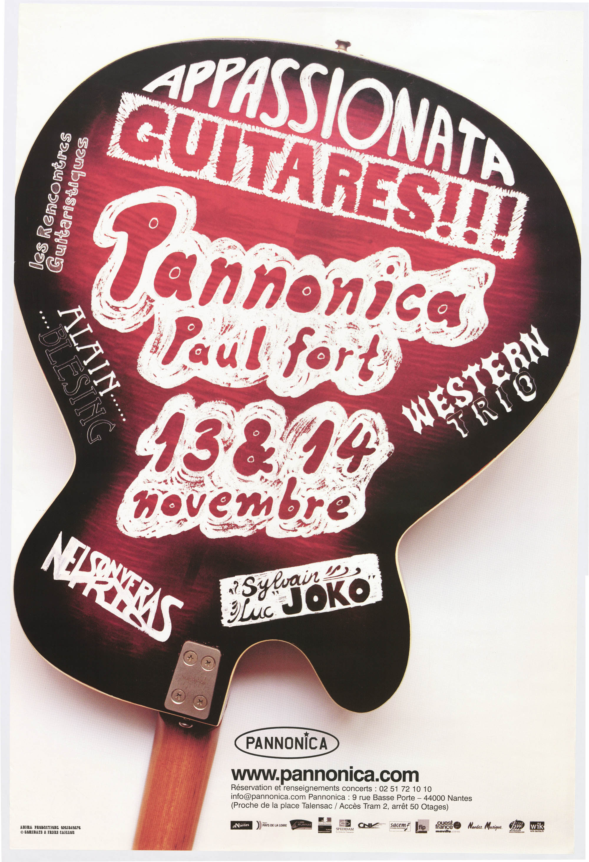 Affiche pour Appassionata Guitares !!!, 2008 (328Z61)
