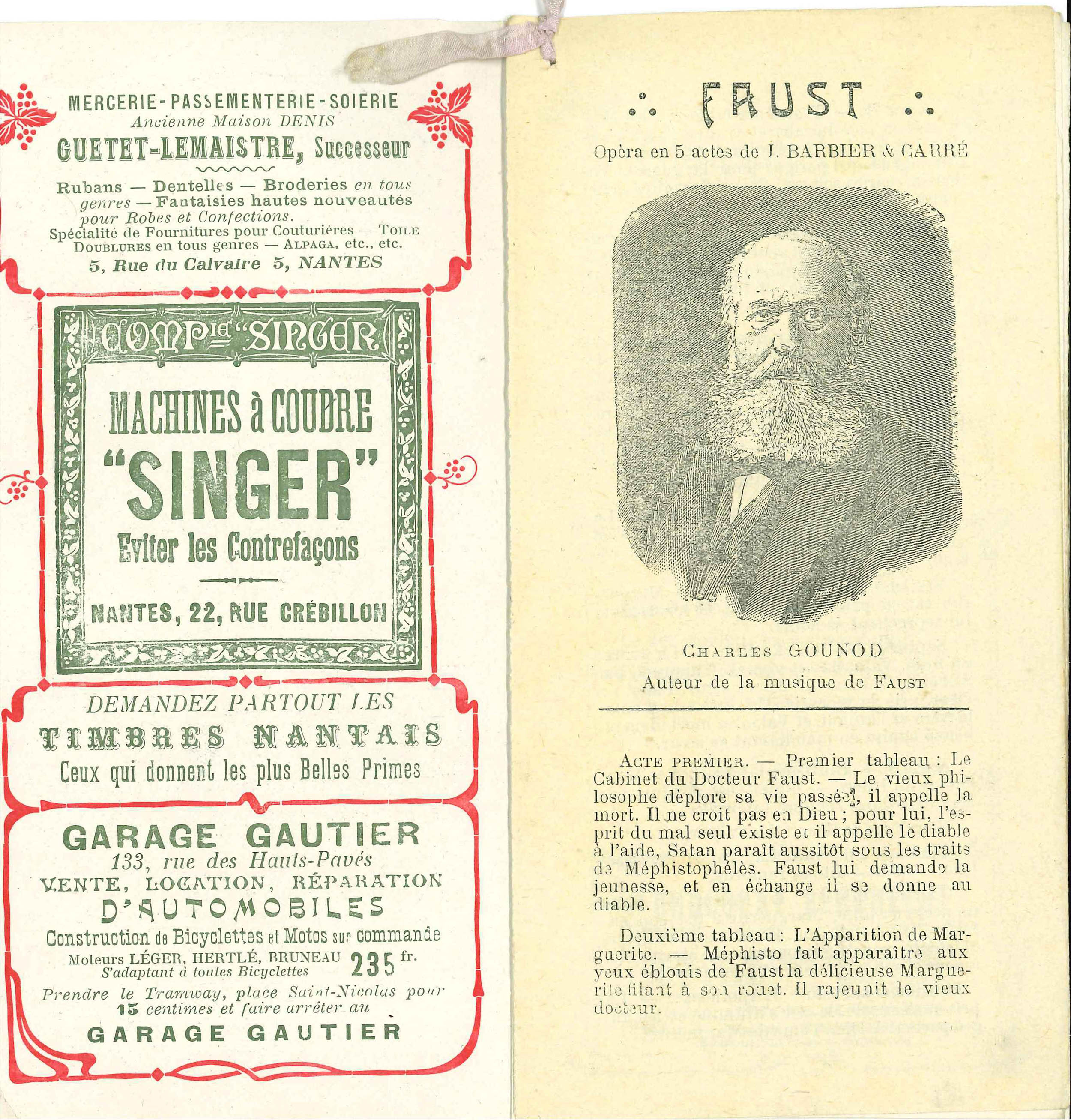 Pages intérieures d'un numéro de la revue Photo-Théâtre de la saison 1905-1906 (PER612/3)