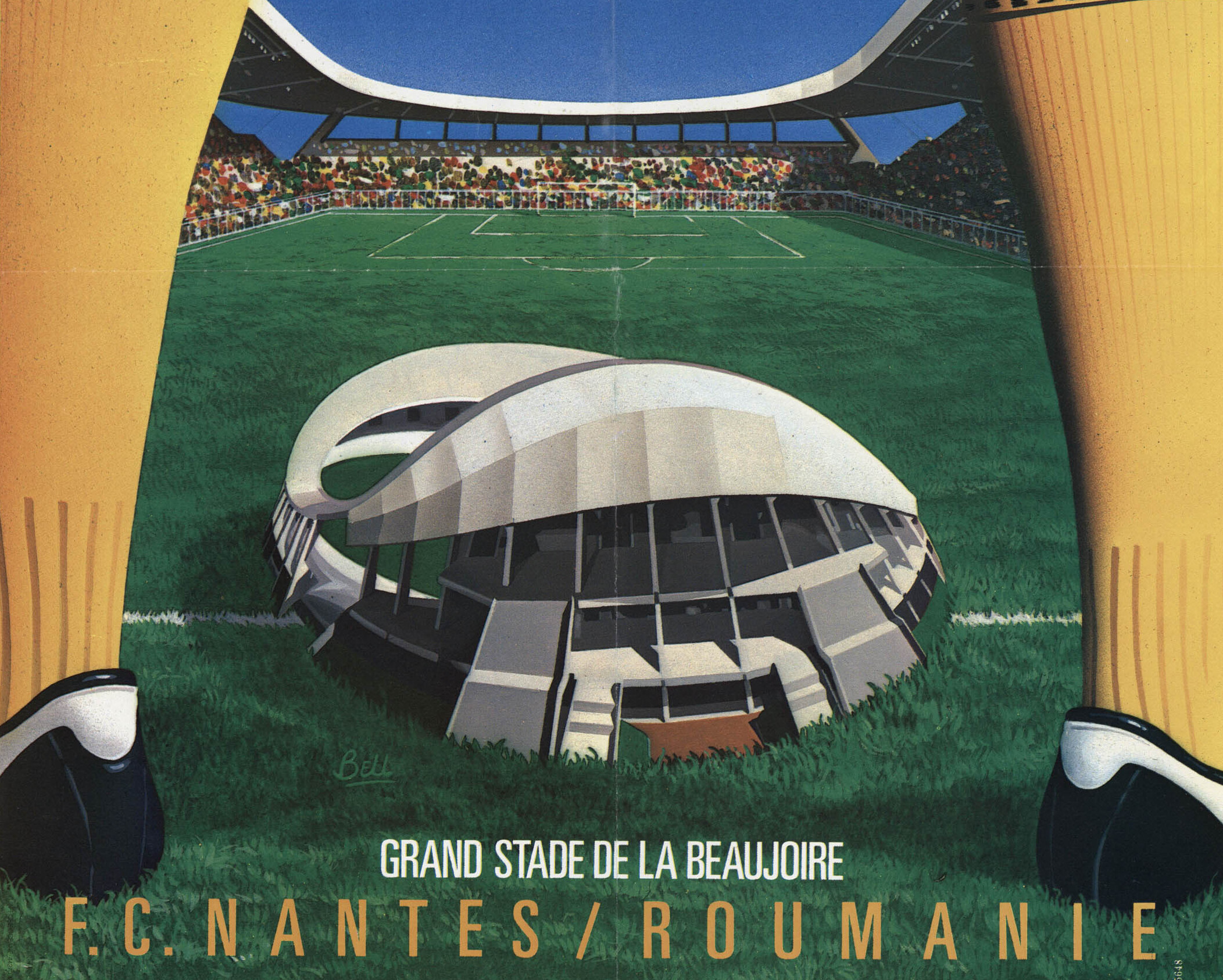 Document du mois - L'inauguration du stade de la Beaujoire en mai 1984