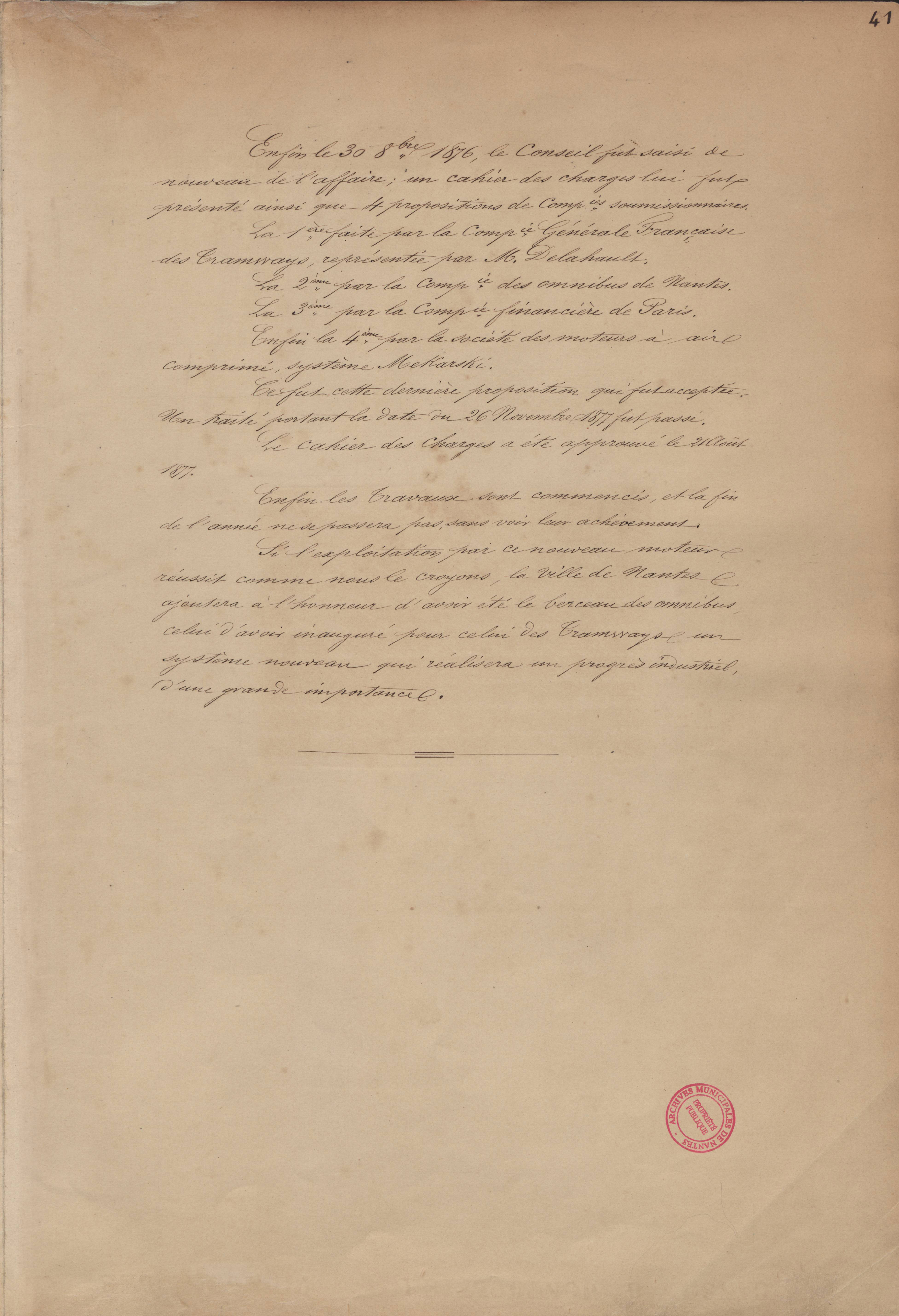 Atlas de la Ville de Nantes pour l'Exposition universelle de Paris de 1878 (2F25)