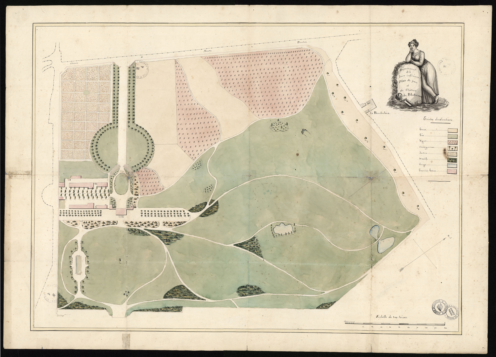  Plan du domaine du Grand Blottereau, non daté (1Fi6272)