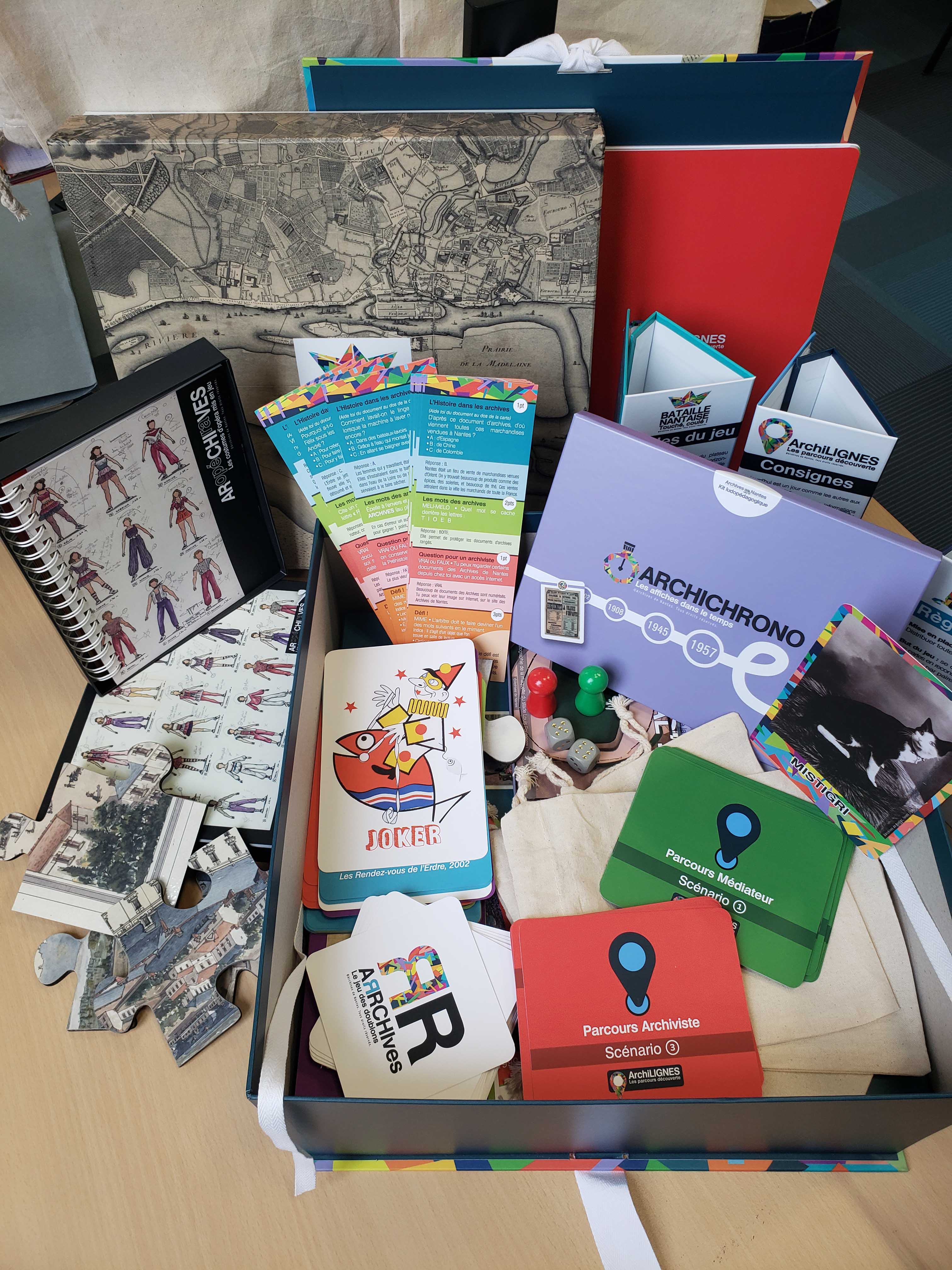 Le kit ludopédagogique des Archives de Nantes