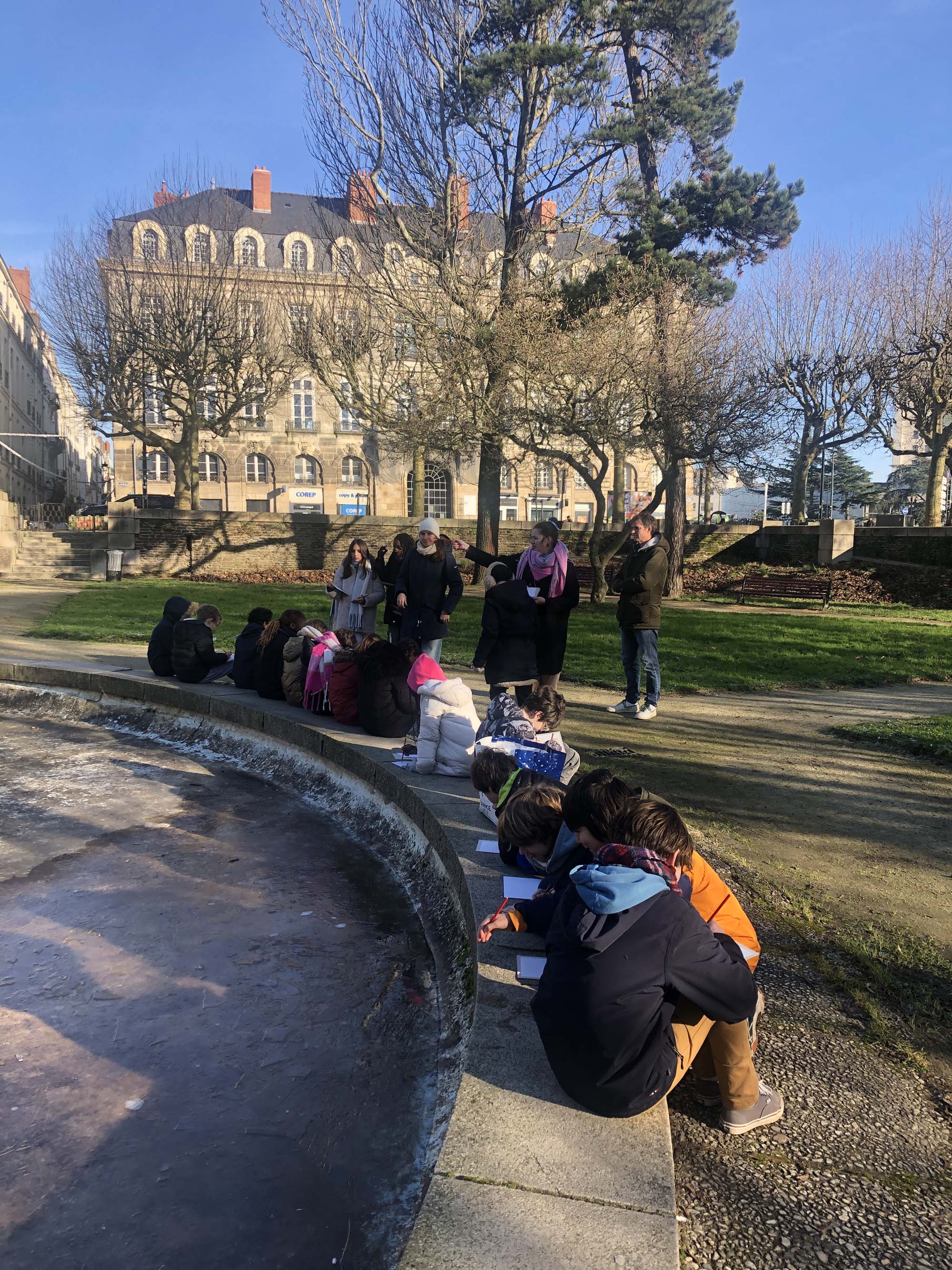 Temps d'observation sur la forme du square