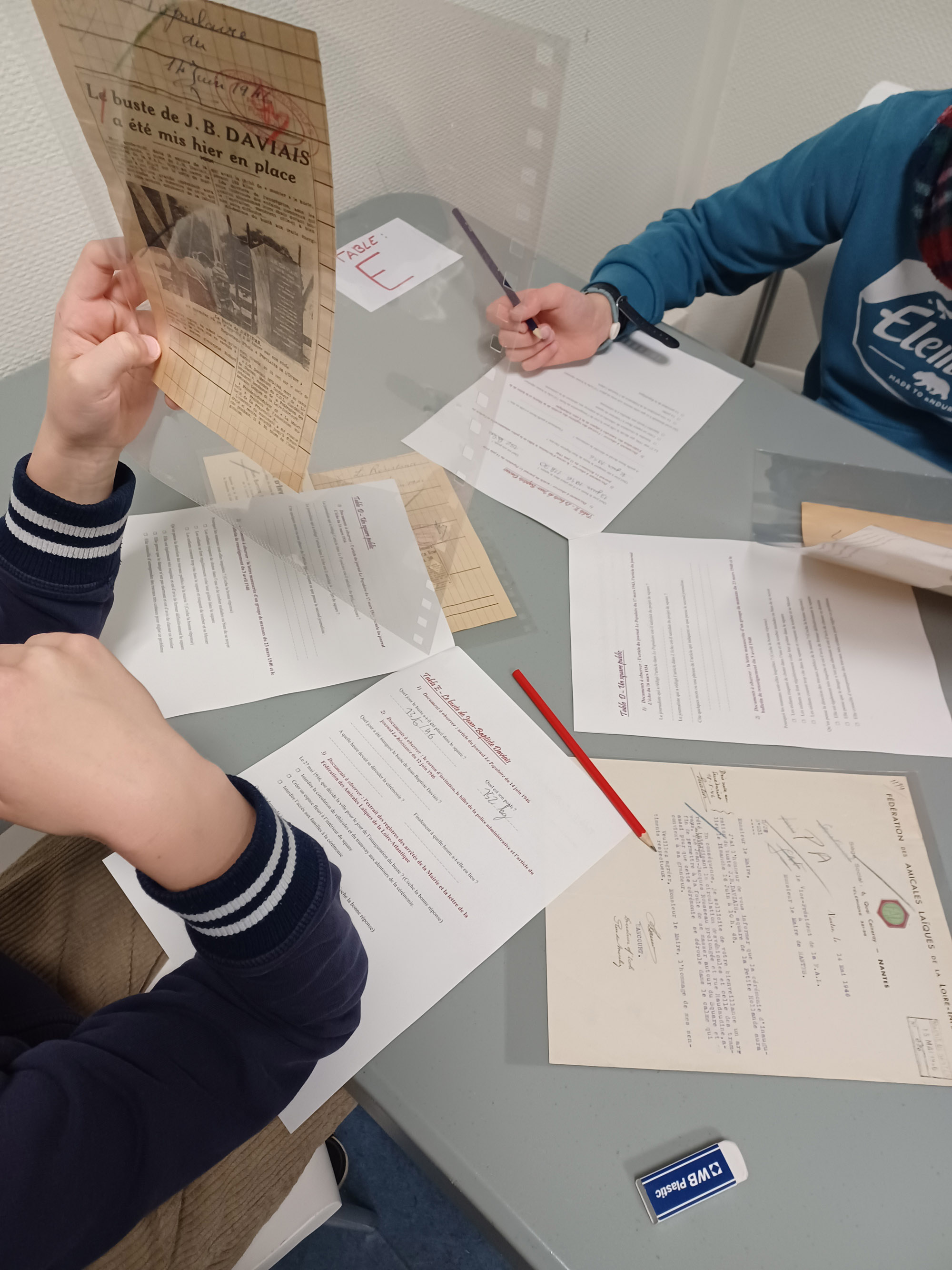 Découverte des documents sur l’inauguration du buste de Jean-Baptiste Daviais                 