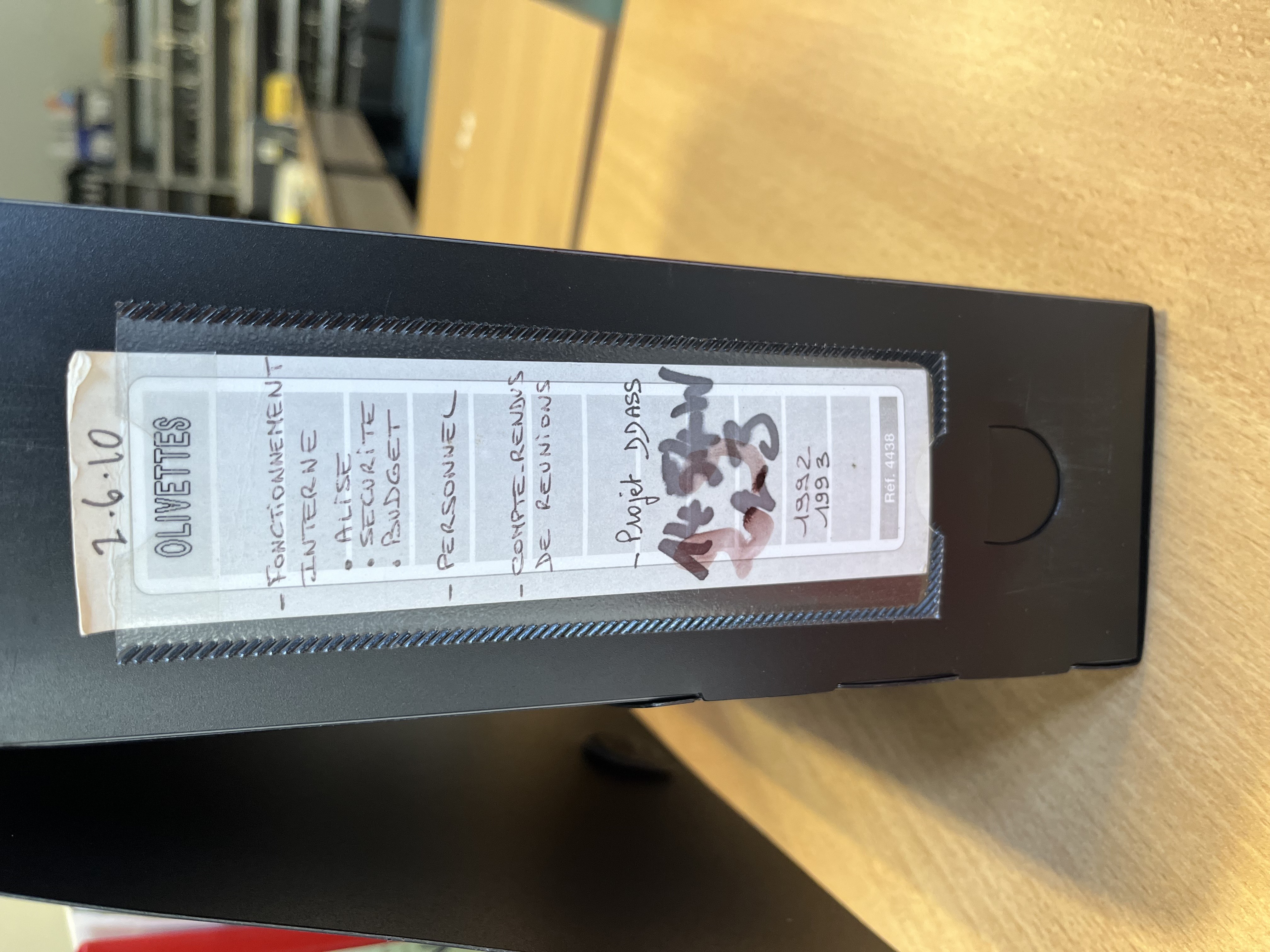 Photographies des archives du centre d’accueil « Les Olivettes » (1421W) en cours de classement ©Archives de Nantes