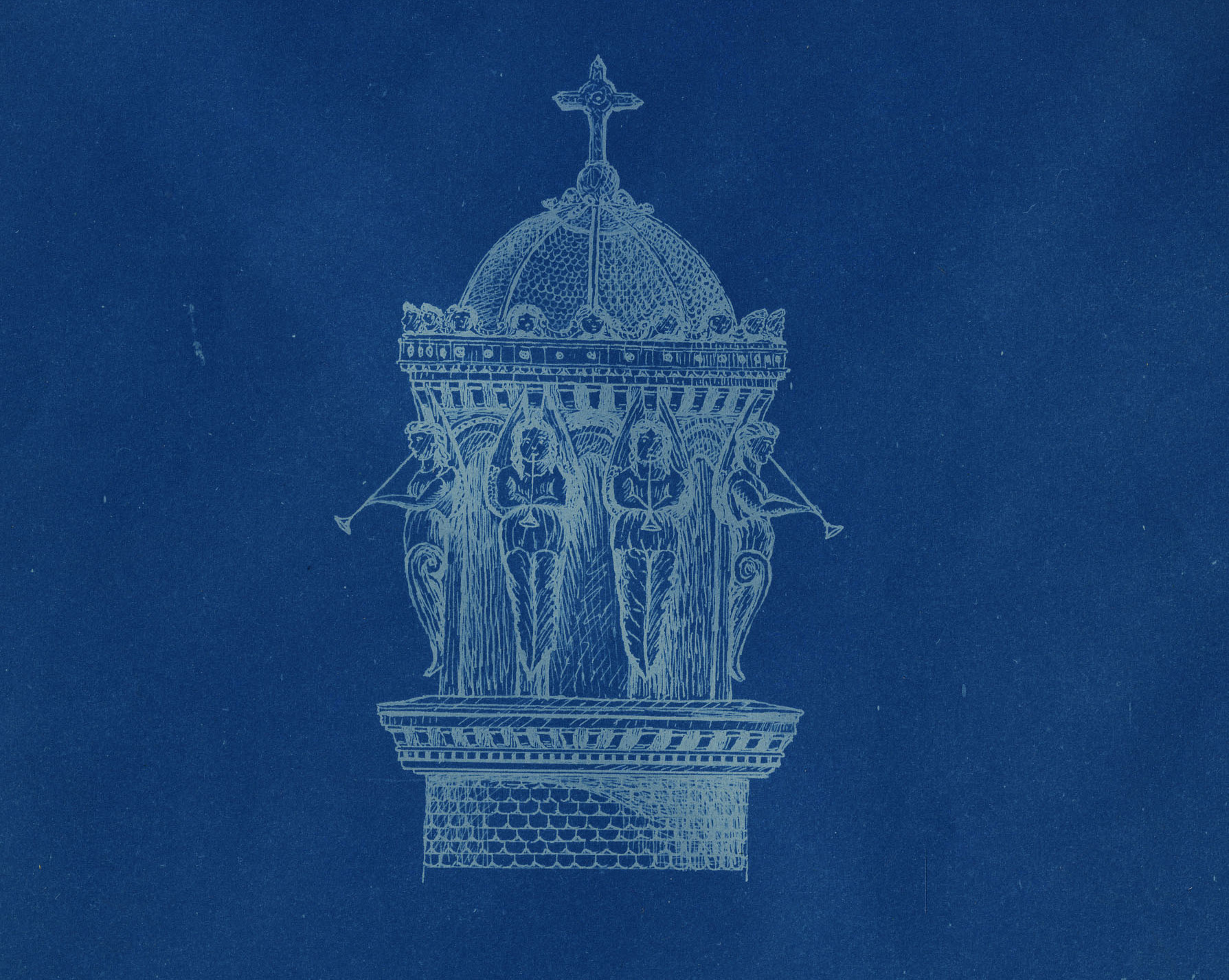 Empreintes bleues aux Archives